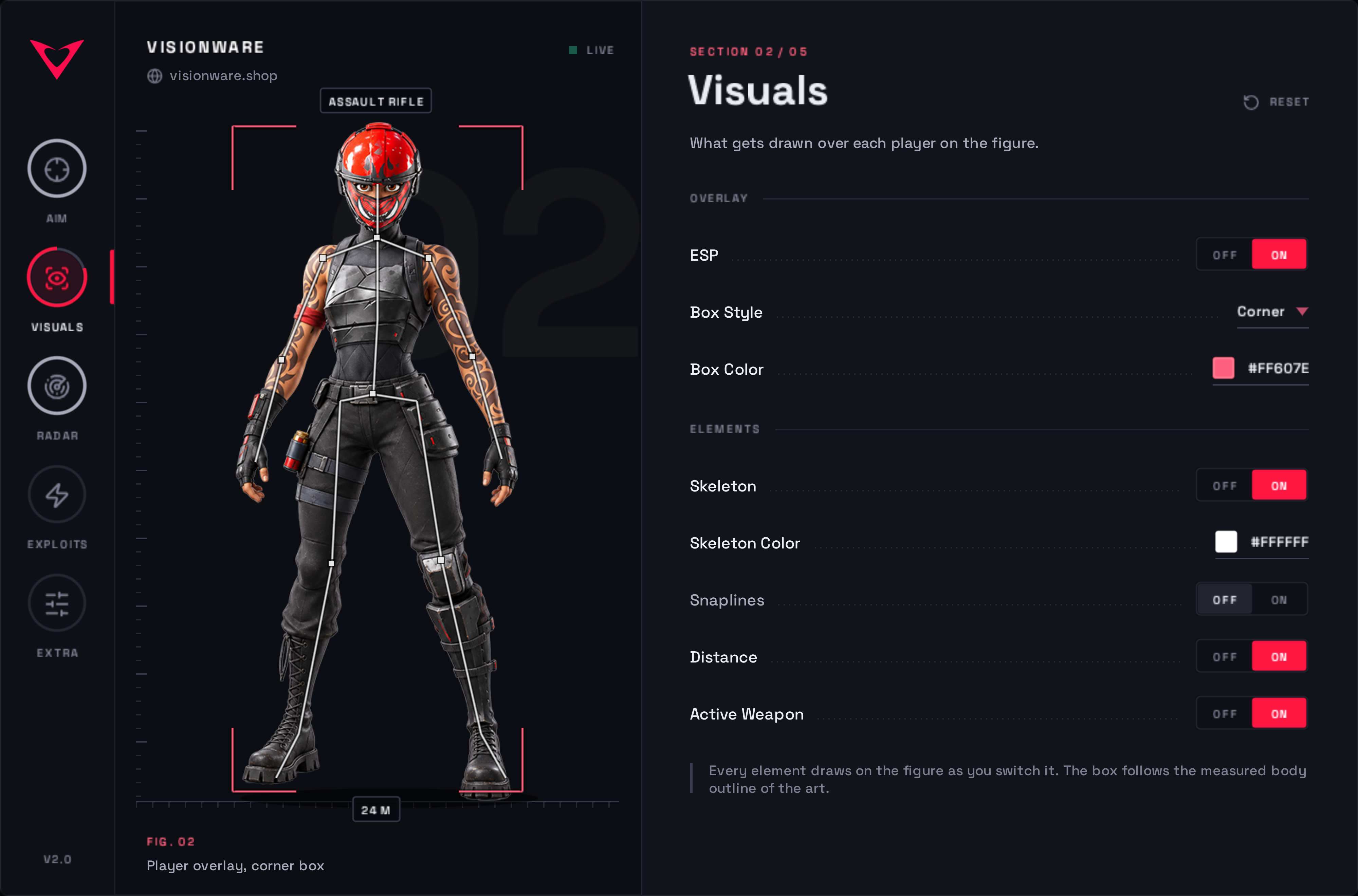 Fortnite Retrac — menu screenshot 2